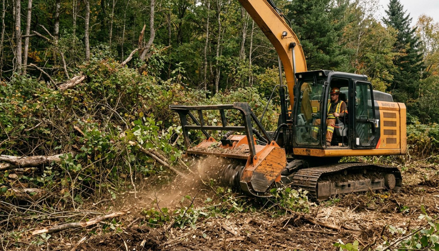 Optimisation des techniques de débroussaillage lourd pour la gestion durable des terrains